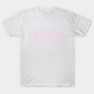 London Pink Outline T-Shirt